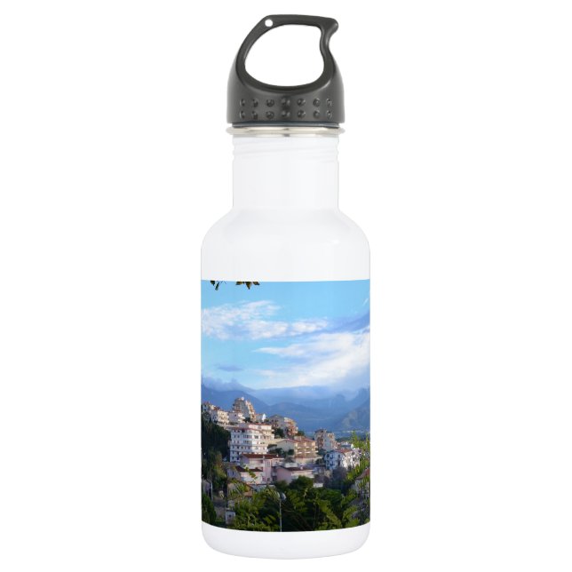 Botella De Agua Montañas detrás de Scalea (Anverso)