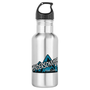 Botella De Agua Montañas Hendersonville Carolina del Norte