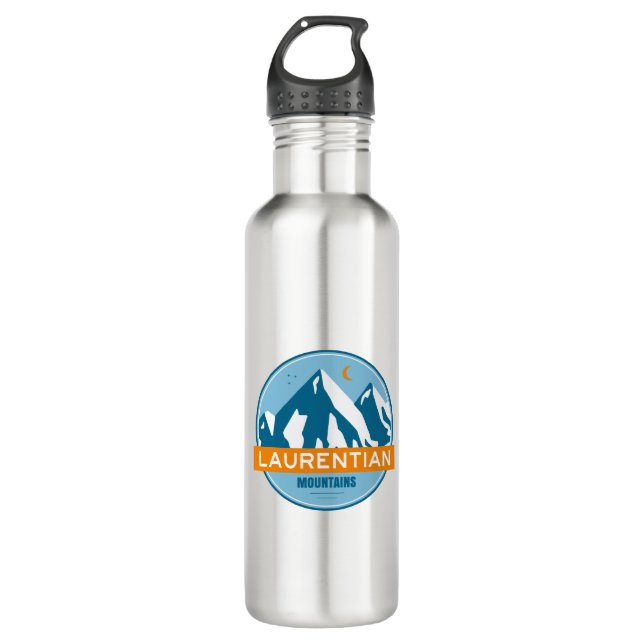 Botella De Agua Montañas Laurentianas Quebec Canadá (Anverso)