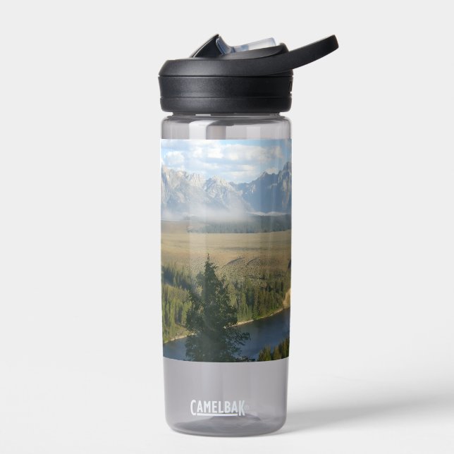 Botella De Agua Montañas y río de Jackson Hole (Izquierdo)