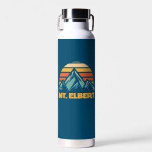 Botella De Agua Monte Elbert Colorado Retro Turquoise