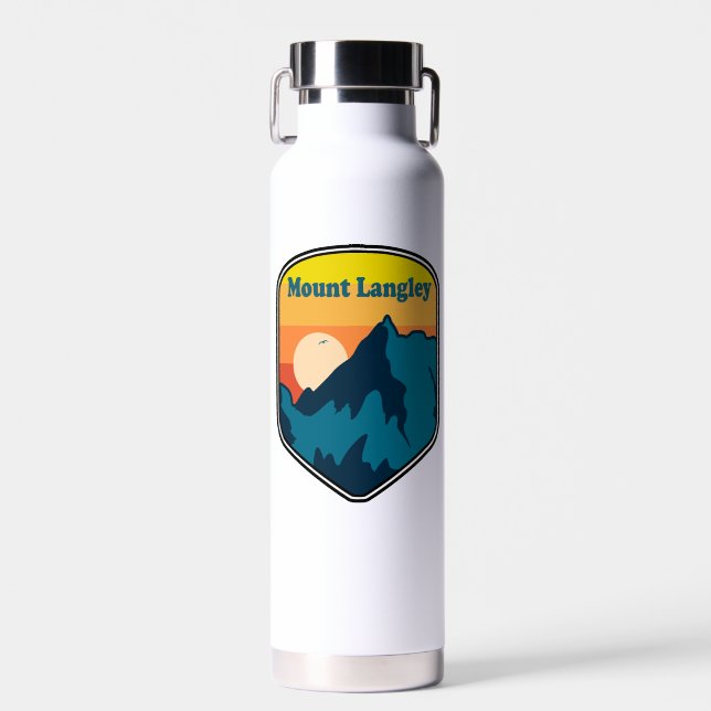 Botella De Agua Monte Langley California Amanecer (Delantero)