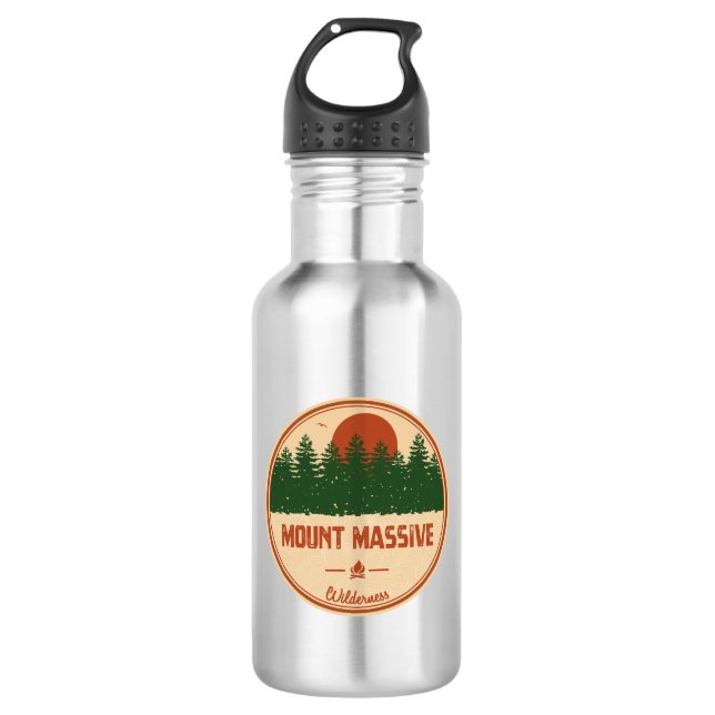 Botella De Agua Monte Massive Wilderness Colorado (Anverso)