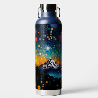 Botella De Agua Monte Rainier y las luciérnagas