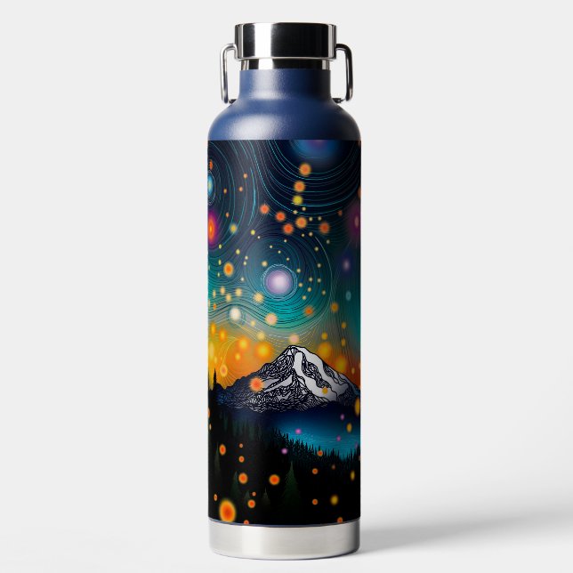 Botella De Agua Monte Rainier y las luciérnagas (Delantero)