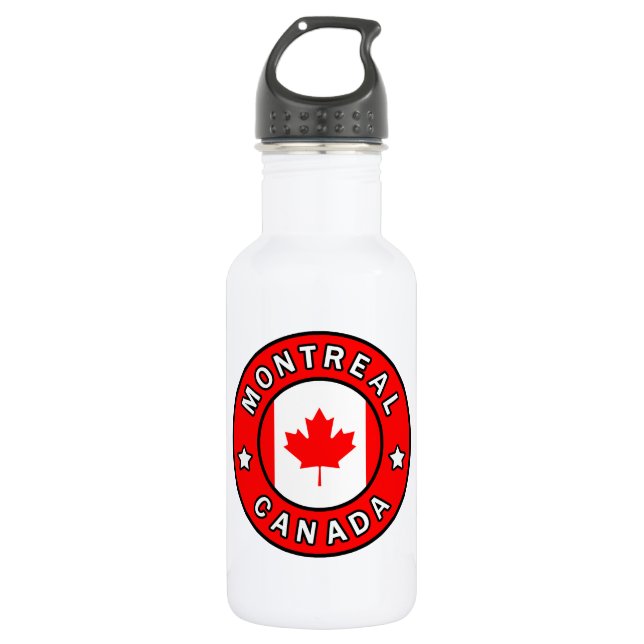 Botella De Agua Montreal Canadá (Anverso)