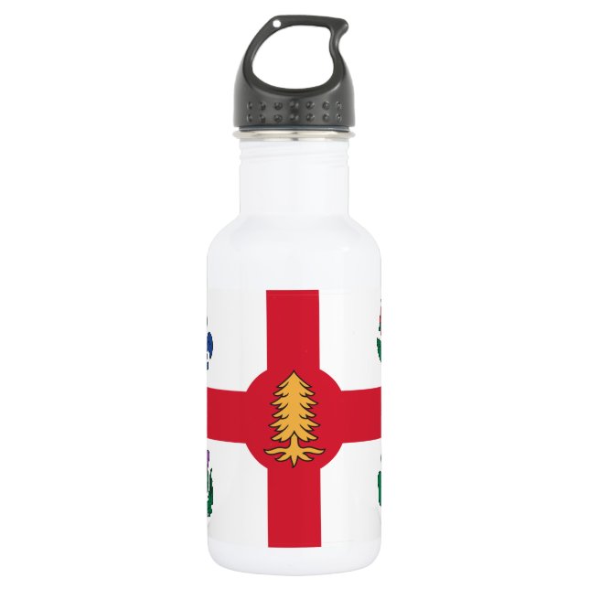 Botella De Agua Montreal flag Liberty Bottle (Anverso)