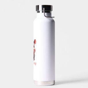 Botella De Agua Moo Deng Tee Gracioso Hippopótamo Bebé Hippo