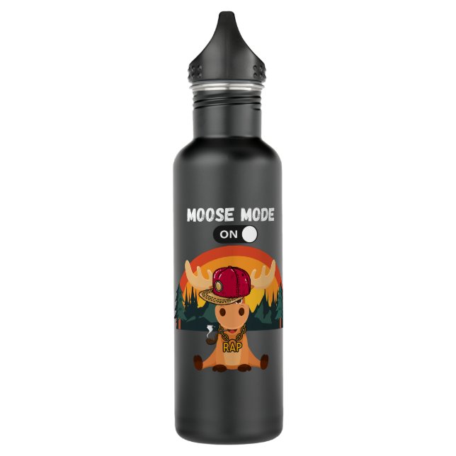 Botella De Agua Moose Mode On (Izquierda)