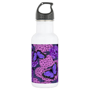 Botella De Agua Morpho garden azul 2