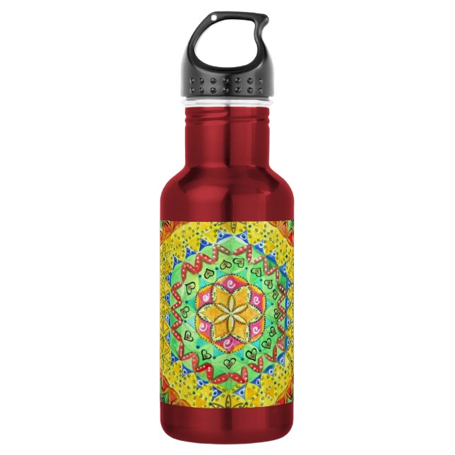 Botella De Agua Mosaico (Anverso)