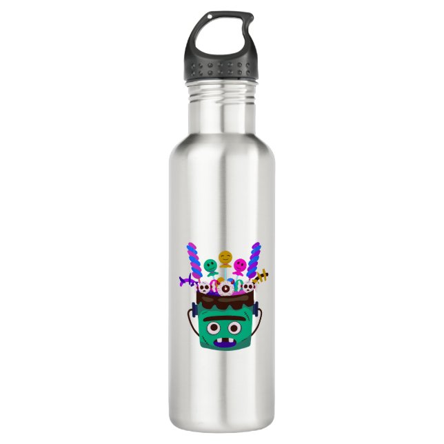 Botella De Agua Moster Spooky Sweet Bucket  (Anverso)