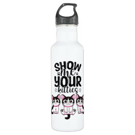 Botella De Agua Mostrar tus gatitos