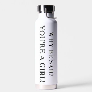 Botella de agua motivacional para Chicas confiados