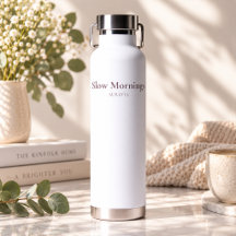 Botella de agua motivacional para mujeres de mañan