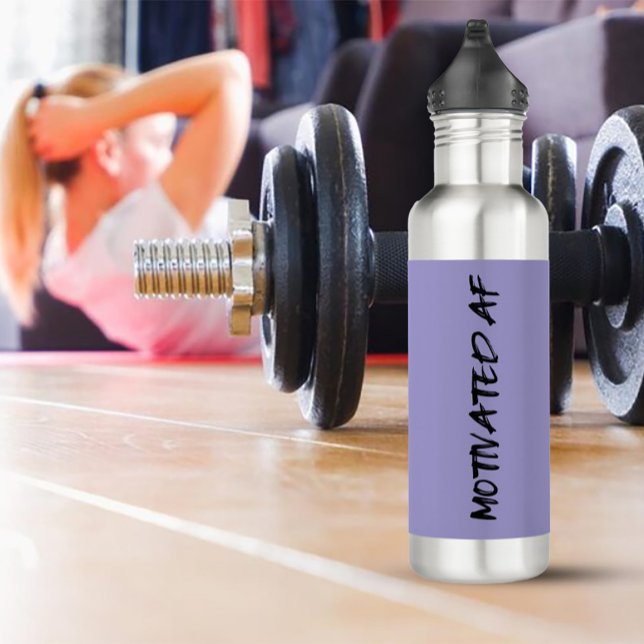 Botella De Agua Motivated AF Exercise (Subido por el creador)