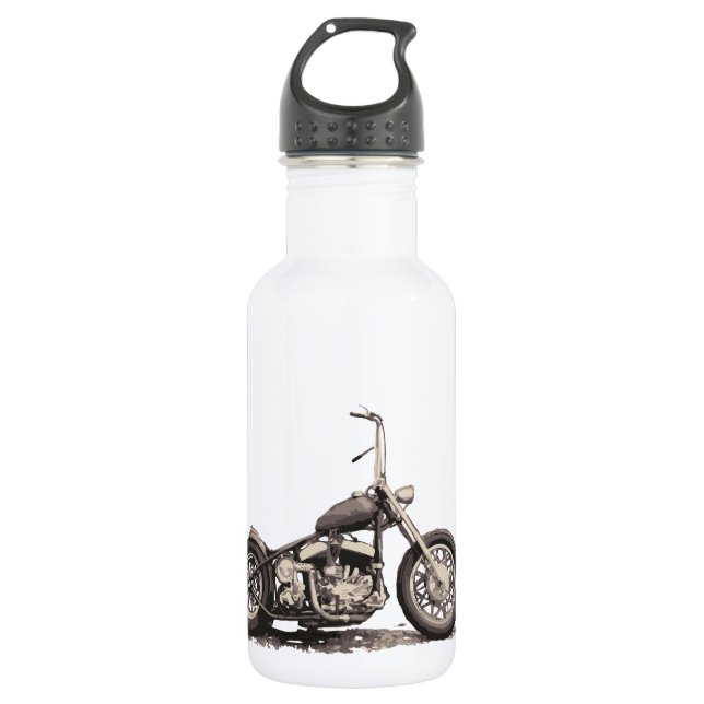 Botella De Agua Moto vieja fresca (Anverso)
