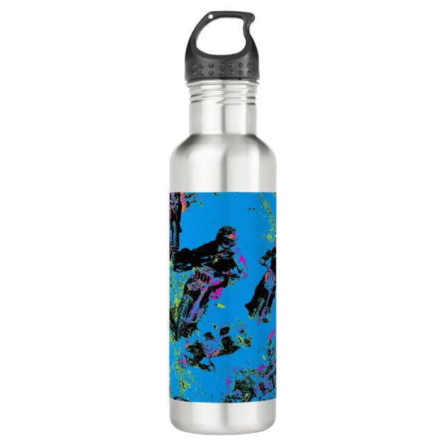 Botella De Agua Moto-xing - Motocross Racers (Anverso)