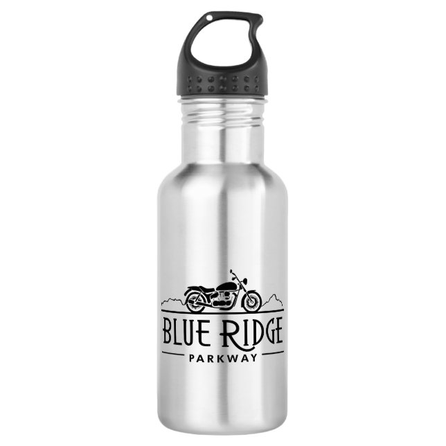 Botella De Agua Motocicleta Blue Ridge Parkway (Anverso)