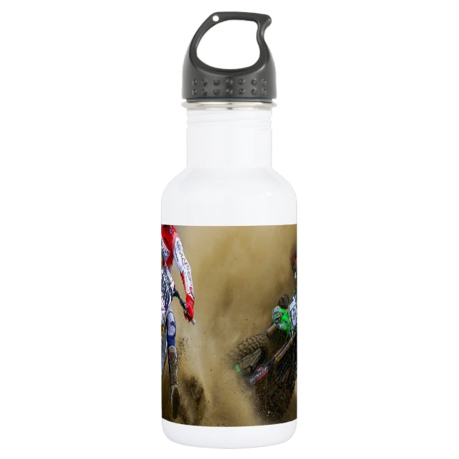 Botella De Agua Motocross (Anverso)