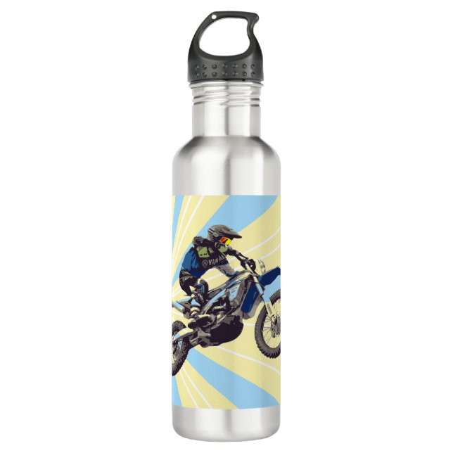 Botella De Agua Motocross (Anverso)