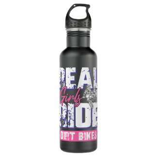 Botella De Agua Motocross Real Girls Ride Dirt Bikes1
