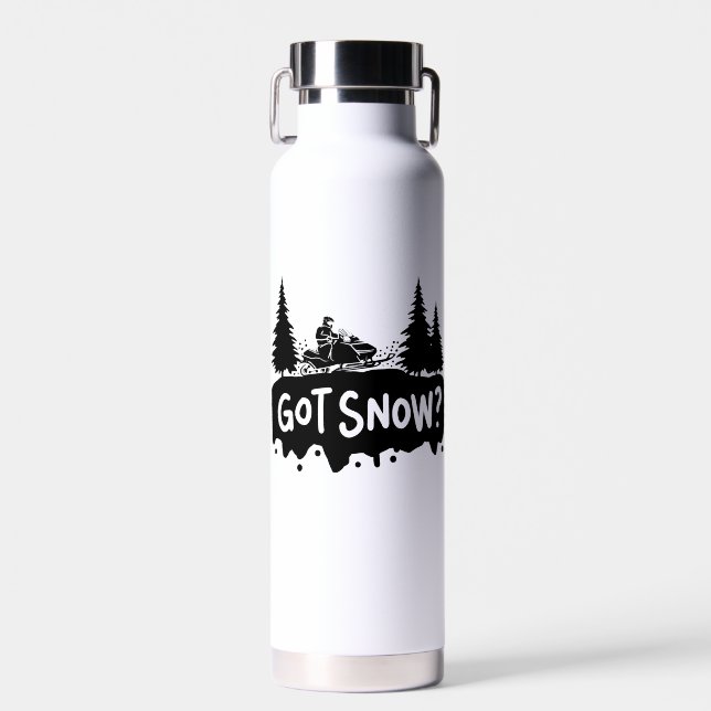 Botella De Agua Motonieve - Hay Nieve   (Delantero)