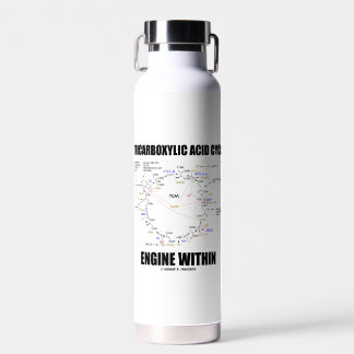 Botella De Agua Motor Del Ciclo Del Ácido Tricarboxílico Dentro De
