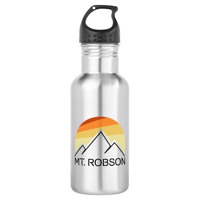 Botella De Agua Mount Robson Retro (Anverso)