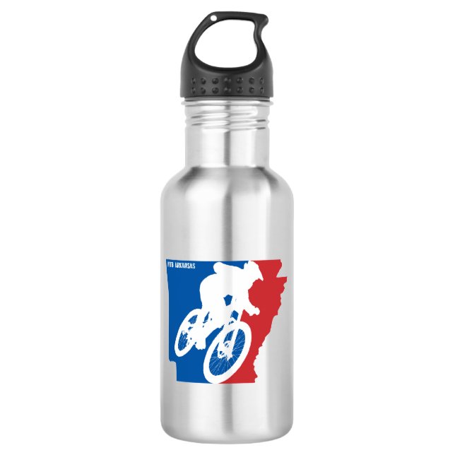 Botella De Agua Mountain Bike Arkansas (Anverso)