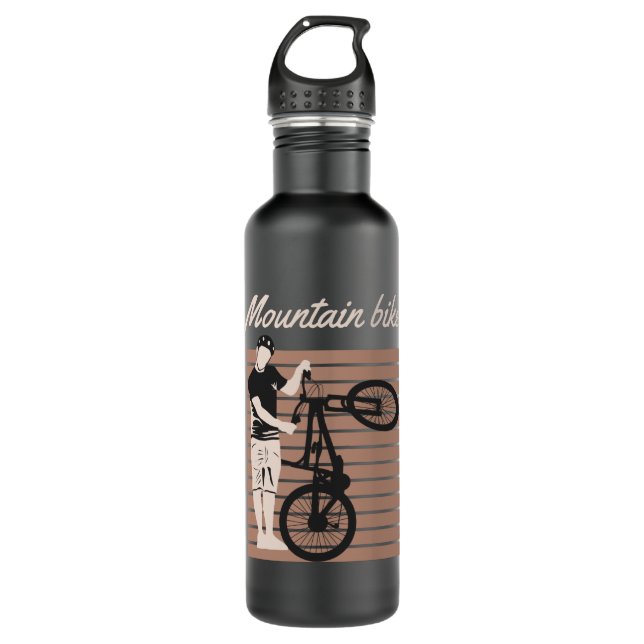 Botella De Agua Mountain Bike Rider (Anverso)