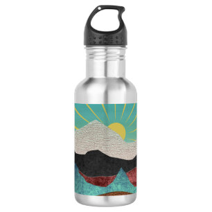 Botella De Agua Mountain Fantasy Sunrise