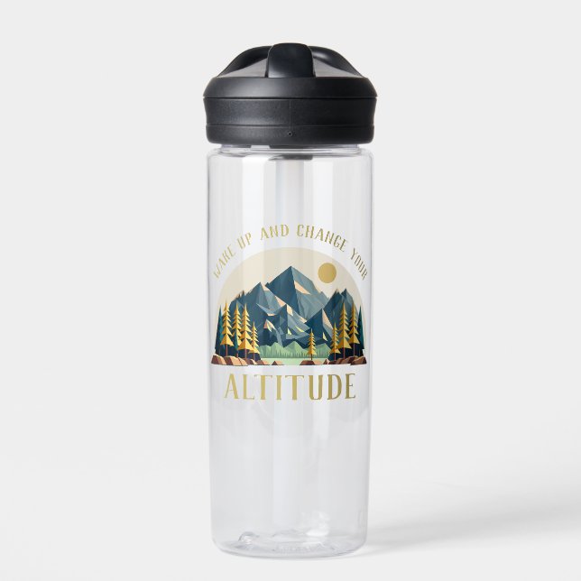 Botella De Agua Mountain Sunrise Hiker (Delante)