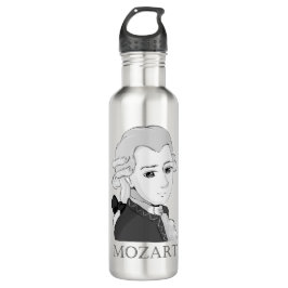 Botella De Agua Mozart im Chibi Style