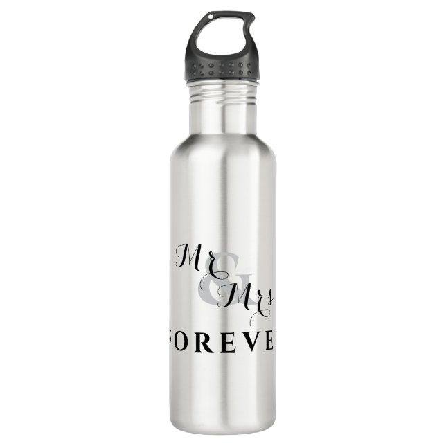 Botella De Agua Mr & Mrs Forever Stainless Water Bottle (Anverso)