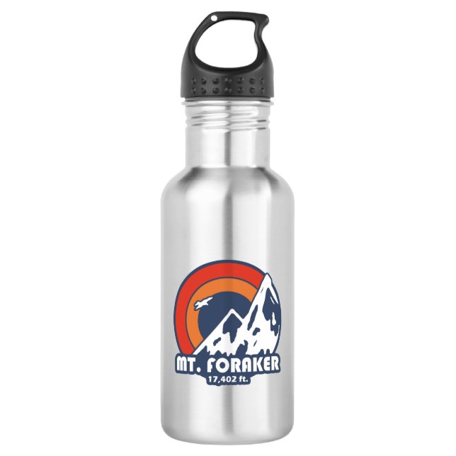 Botella De Agua Mt. Foraker Alaska Sun Eagle (Anverso)