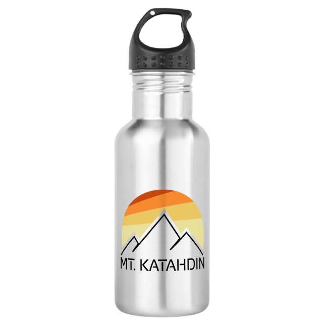 Botella De Agua Mt. Katahdin Retro (Anverso)