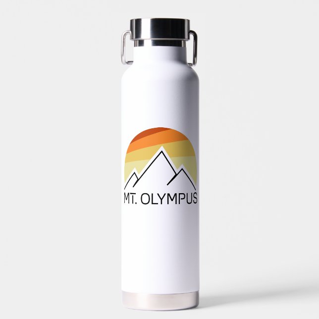Botella De Agua Mt. Olympus Washington Retro (Delantero)