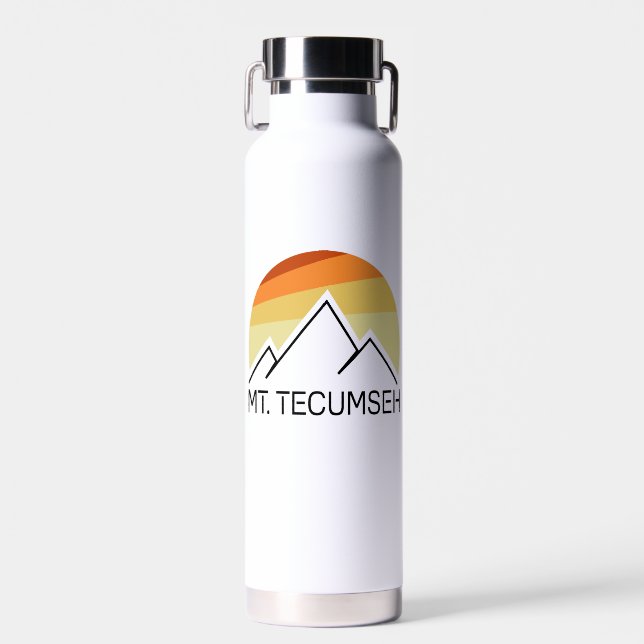 Botella De Agua Mt. Tecumseh New Hampshire Retro (Delantero)
