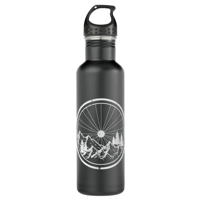 Botella De Agua MTB Mountain Bike Trail (Anverso)