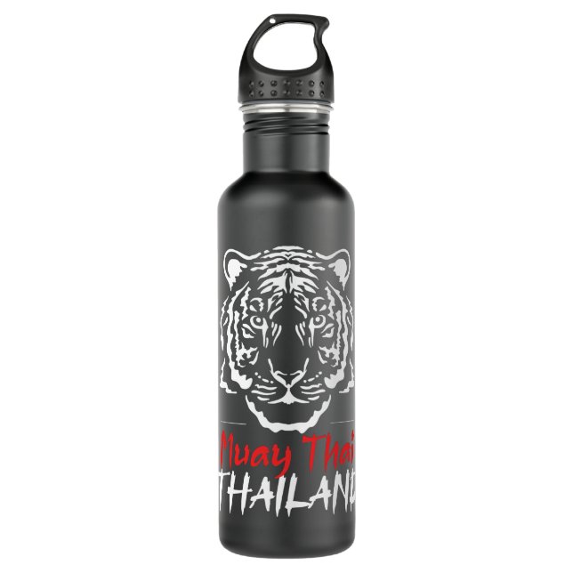 Botella De Agua Muay Thai Thai Boxing Thai Kickboxing Classic  (Anverso)