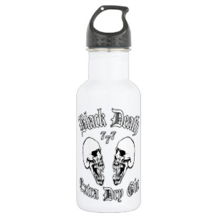 Botella De Agua Muerte negra 777 - Gin extra seco