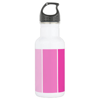 Botella De Agua Muestras de pintura rosa brillante