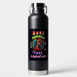 Botella De Agua Muévete A Sí Mismo En El Carnaval De La Samba