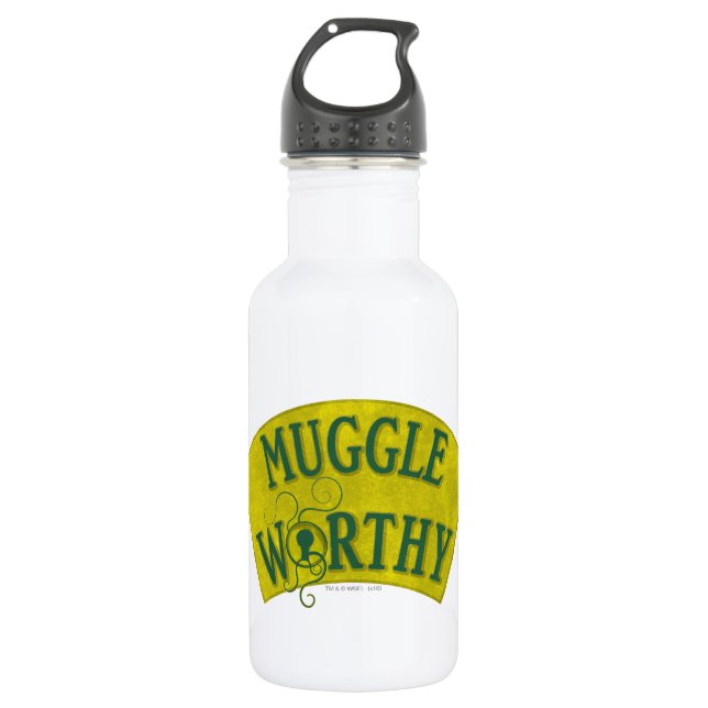 BOTELLA DE AGUA MUGGLE WORTHY™ (Anverso)