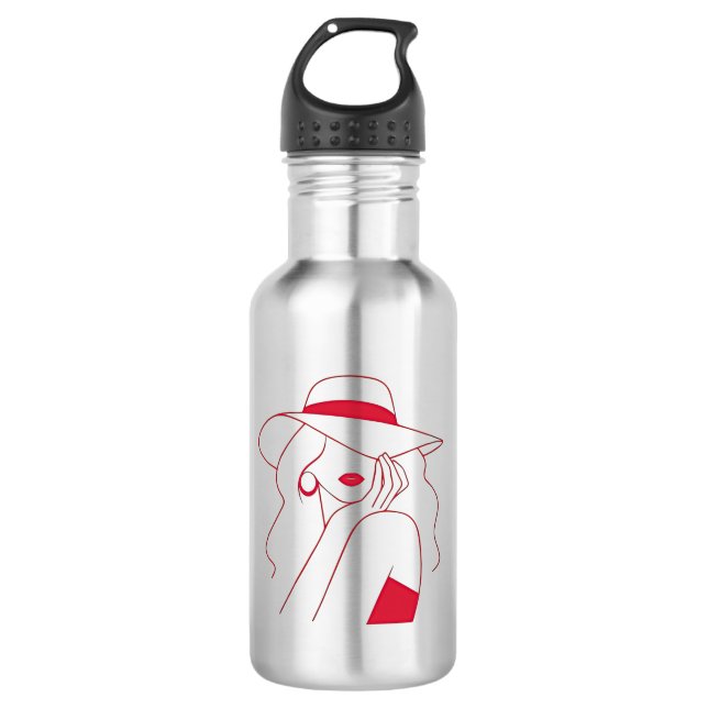 Botella De Agua Mujer (Anverso)