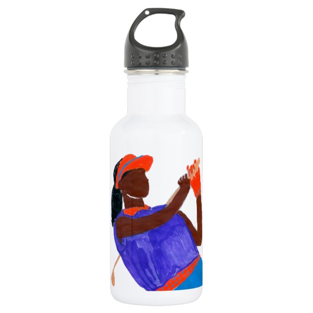Botella De Agua Mujer del golfista (Anverso)