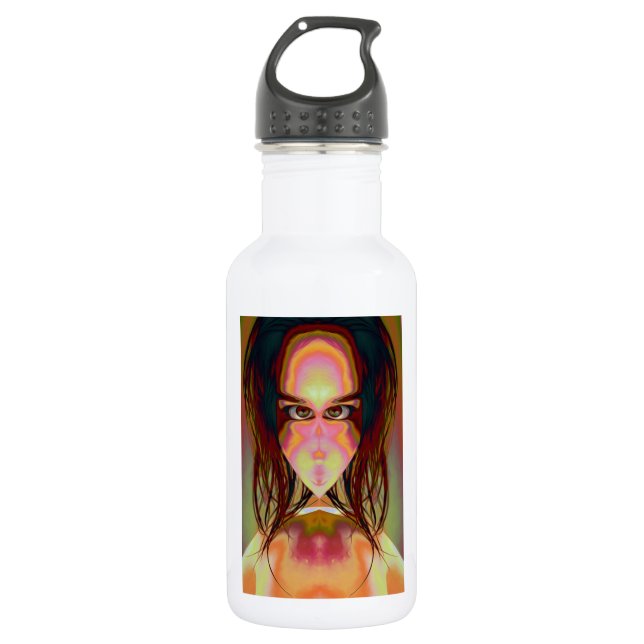 Botella De Agua Mujer gata (Anverso)