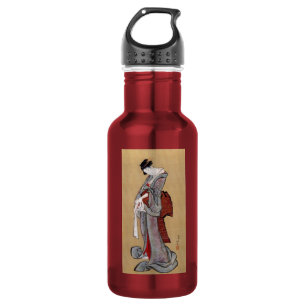 Botella De Agua Mujer japonesa geisha, Hokusai