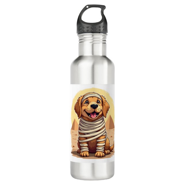 Botella De Agua Mummy Golden Retriever (Anverso)